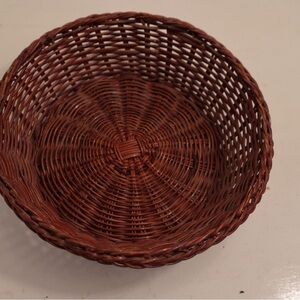 Handcrafted Brown Wicker Basket